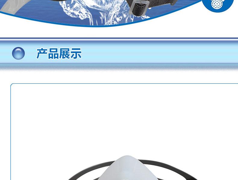 思創ST-1080D硅膠半面罩防毒面具圖片1