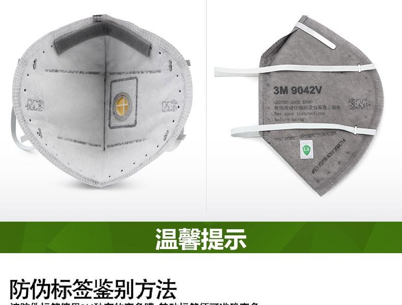 3M9041V KN90防有機蒸氣異味口罩圖片17