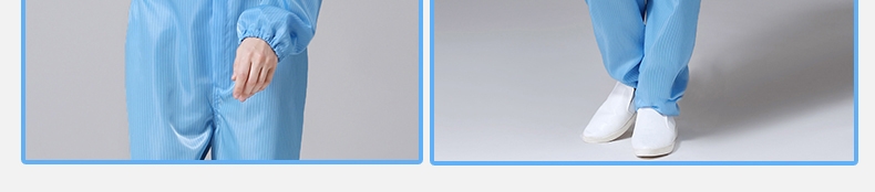 君御1893藍(lán)色連體無(wú)塵防靜電服圖片4