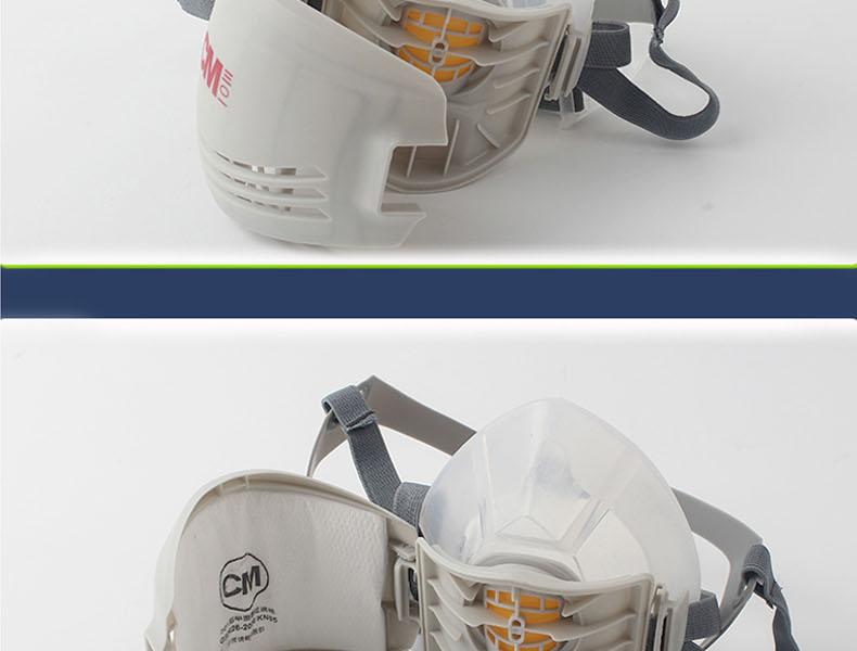 朝美301半面罩防塵面具圖片11