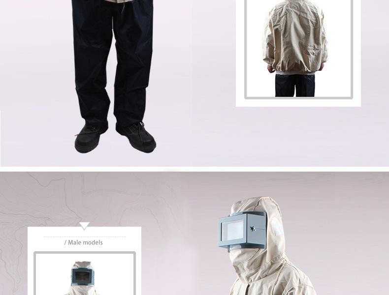 花護(hù)HH1098-1帆布平框噴砂服圖片2