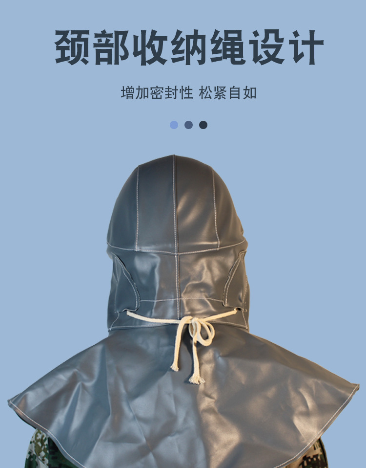 耐酸堿防水噴砂帽圖片8