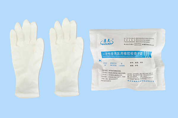 康民一次性橡膠檢查醫用手套圖片1