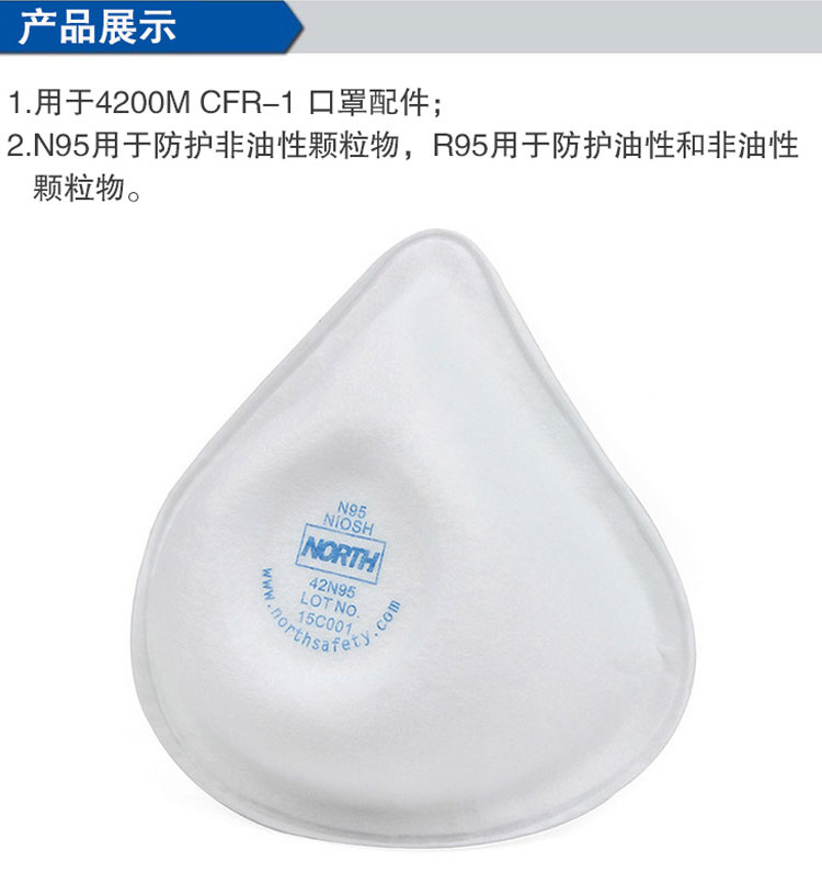 Honeywell霍尼韋爾4200M 4200標準版防塵面具圖片6