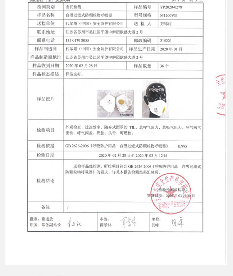 代爾塔104022FFP2級無紡布帶閥防塵口罩圖片11