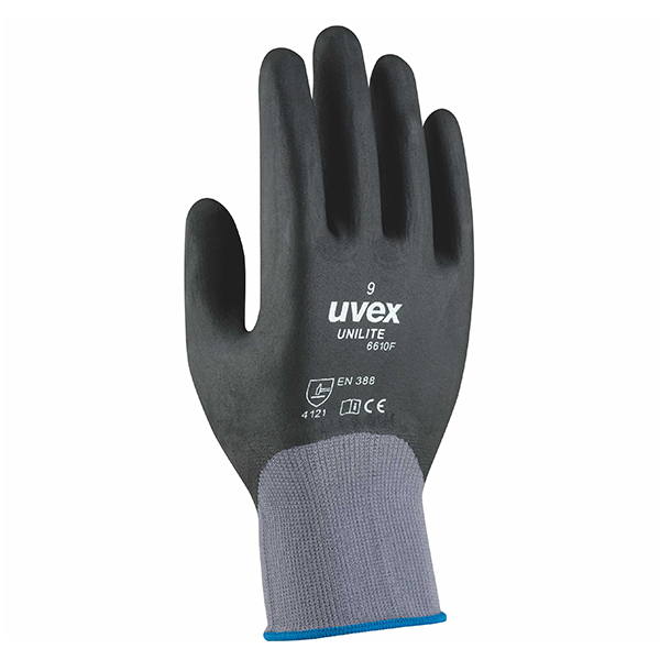 UVEX優唯斯60956耐磨蝕強抓力丁腈手套圖片
