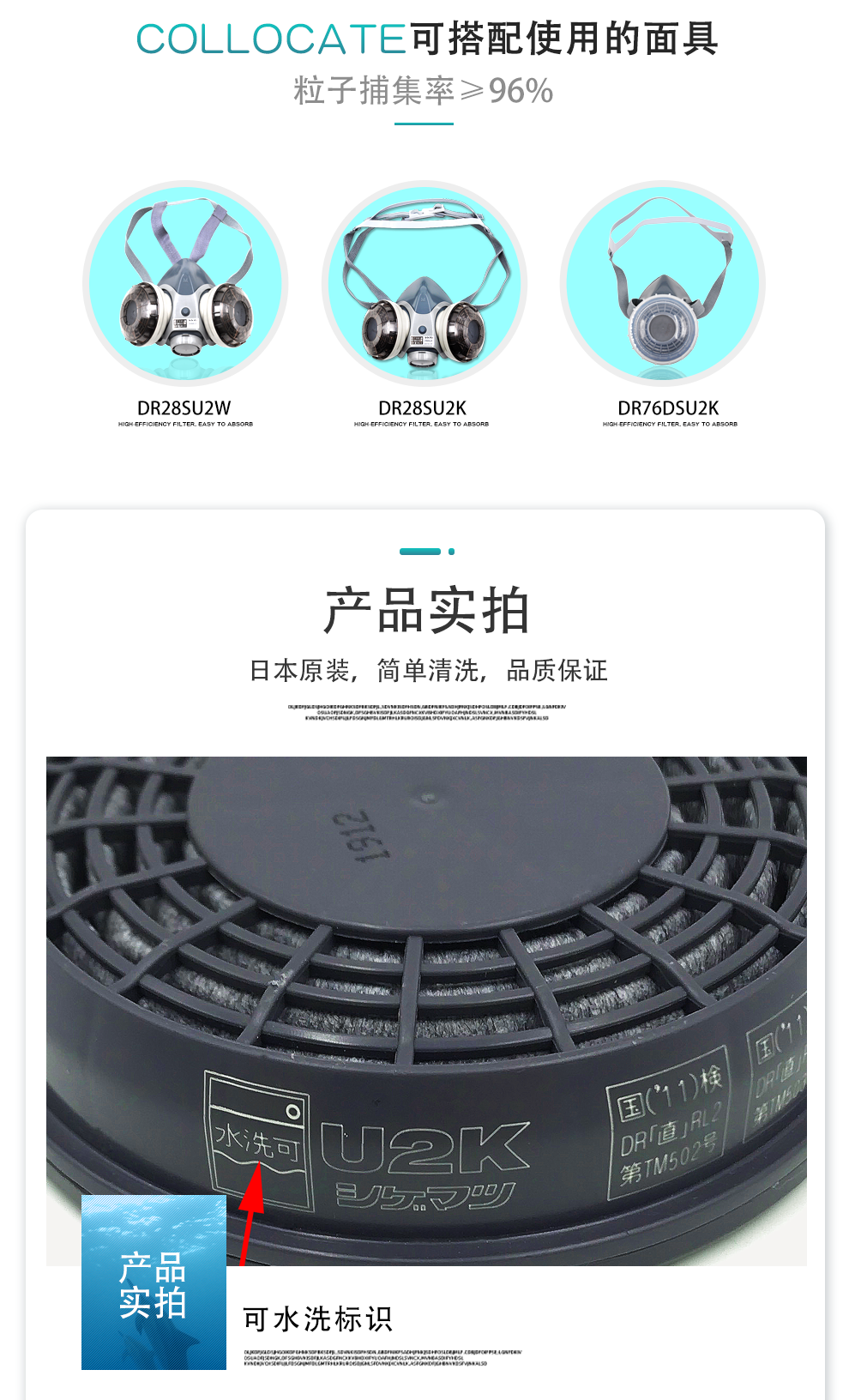 重松U2K濾毒盒圖7