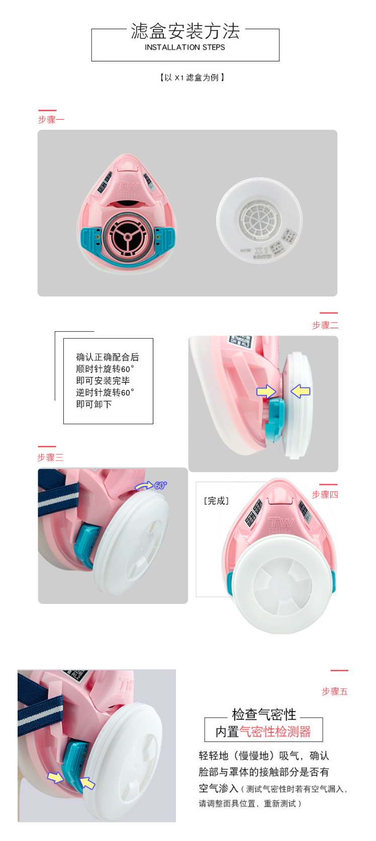 重松X1濾盒圖片