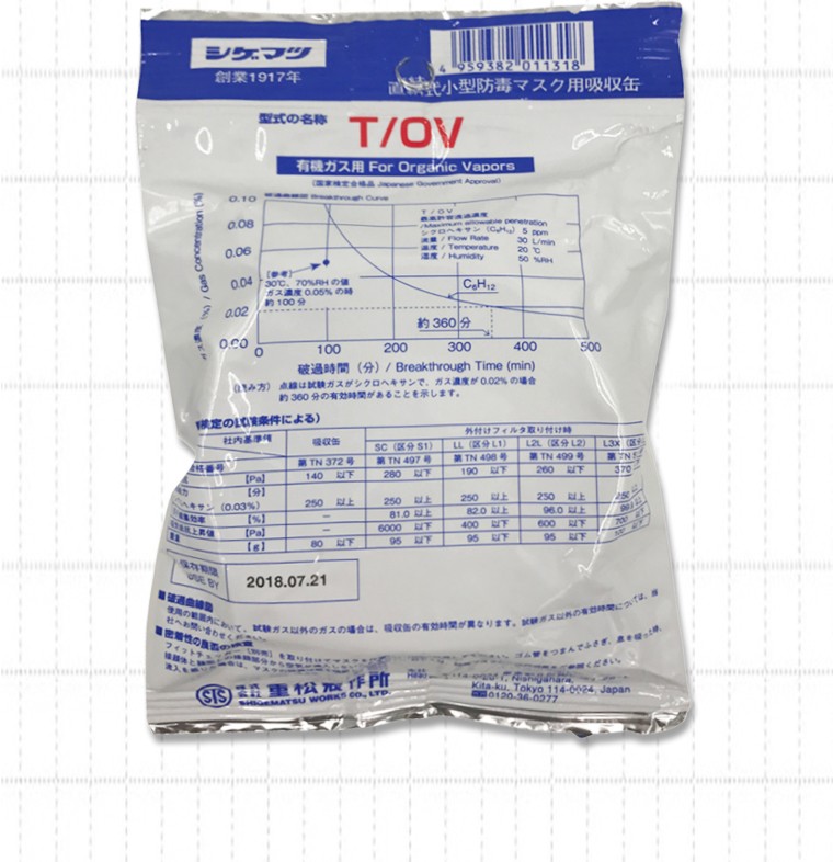 重松T/OV濾毒盒圖6