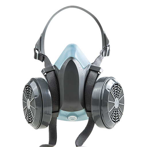 思創ST-M40-1A硅膠雙罐防塵面具圖片