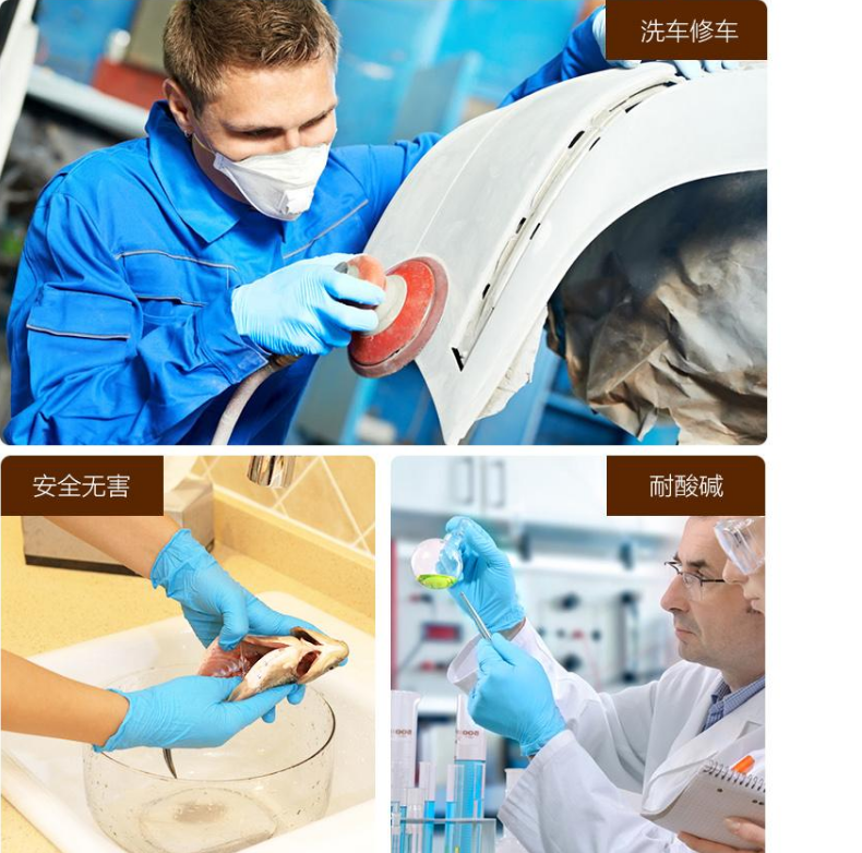 金佰利G10 57371-S一次性藍色丁腈手套圖9