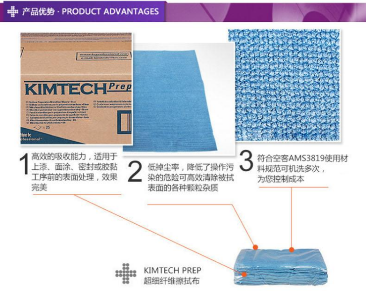 金佰利75890超細纖維擦拭布圖3