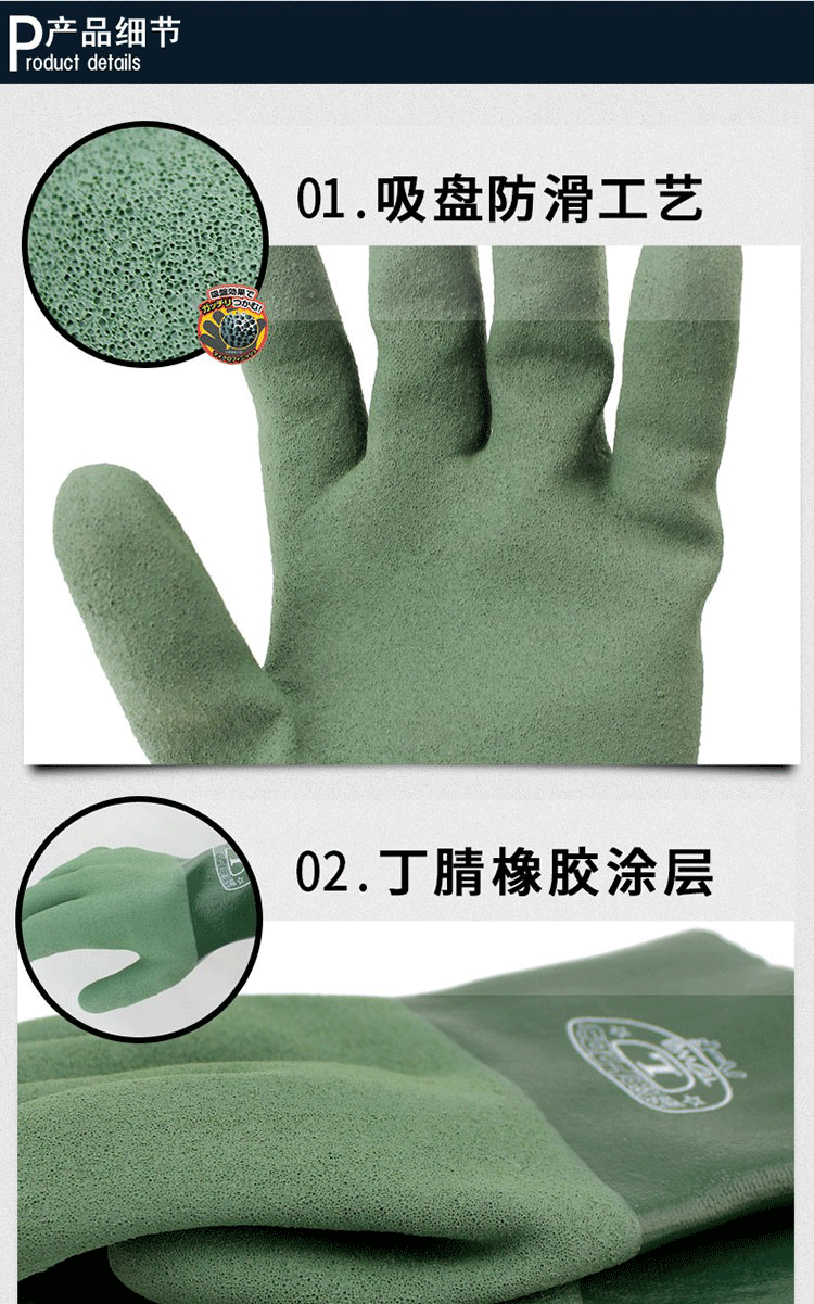 TOWA566丁腈橡膠勞保手套圖片2