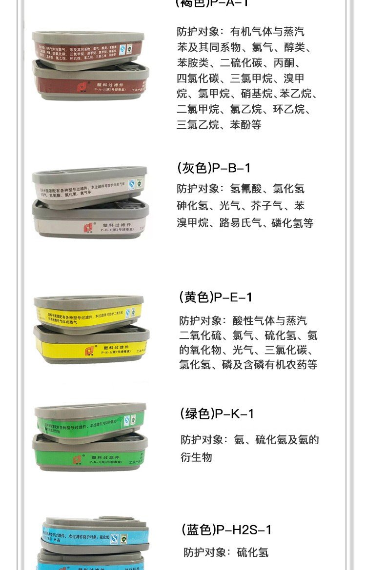 普達(dá)MJ-4008球型防毒全面具圖4