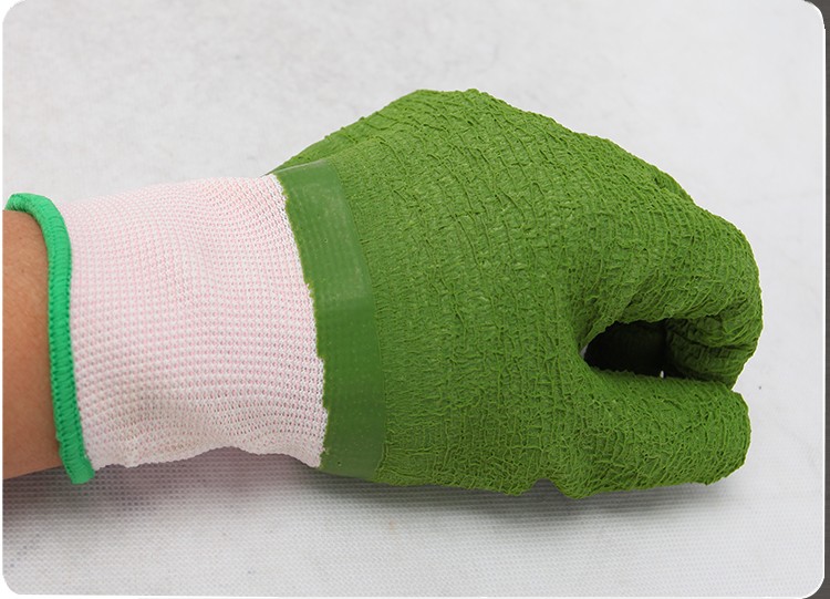 星宇L568波浪紋浸膠勞保手套圖片5