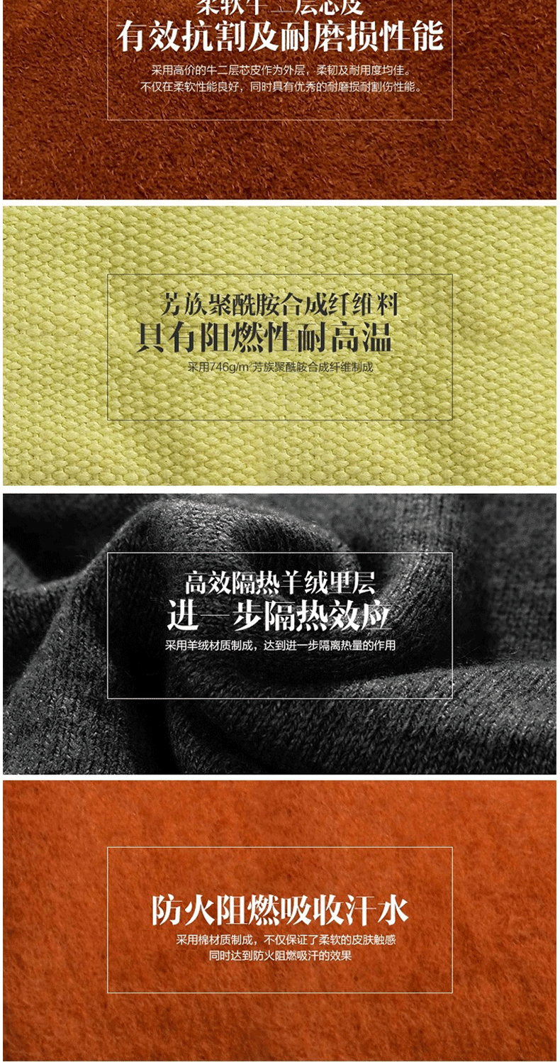 威特仕10-4900-M耐高溫五指手套圖片3