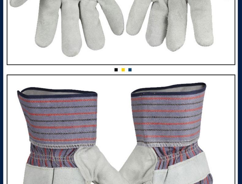 威特仕10-2215-L牛二層皮勞保手套圖片9