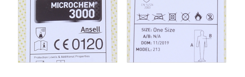 微護佳YE30-W-99-213-00MC3000黃色防化圍裙圖片6