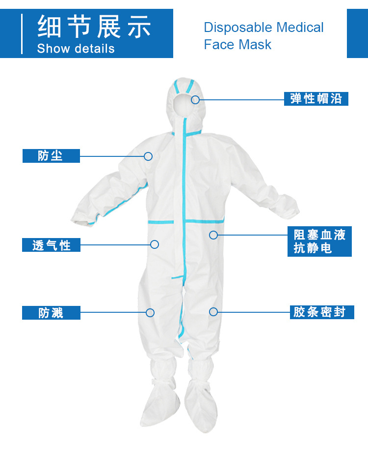 海迪科醫用一次性防護服圖片3