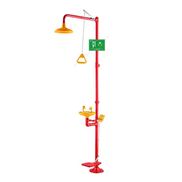 潤旺達WJH0358A紅色復合式洗眼器圖片