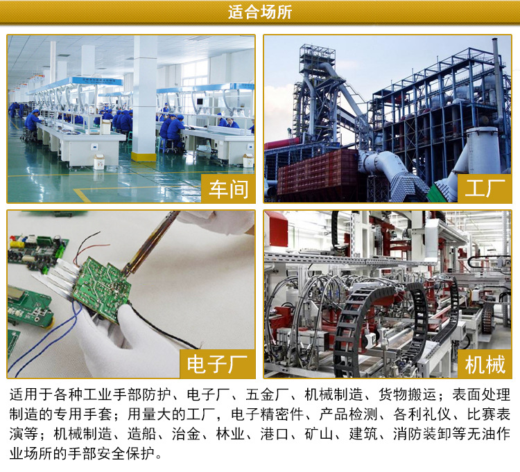 華特尼龍白勞保手套圖片3