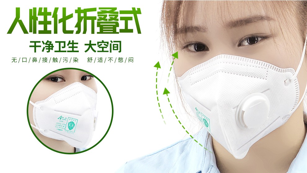華特9520V防霧霾防塵口罩圖片2