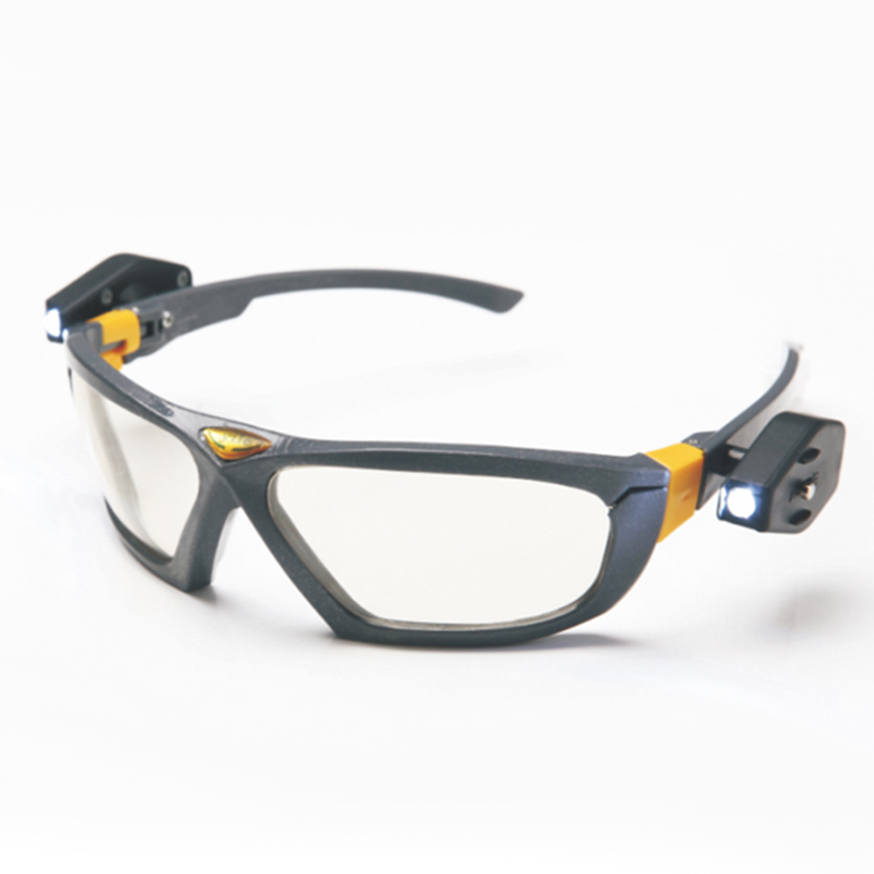 以勒801D側翼LED照明防護眼鏡圖片