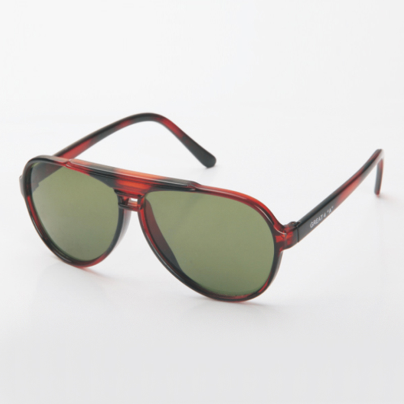 以勒0066B紅花架淺綠色防護眼鏡圖片