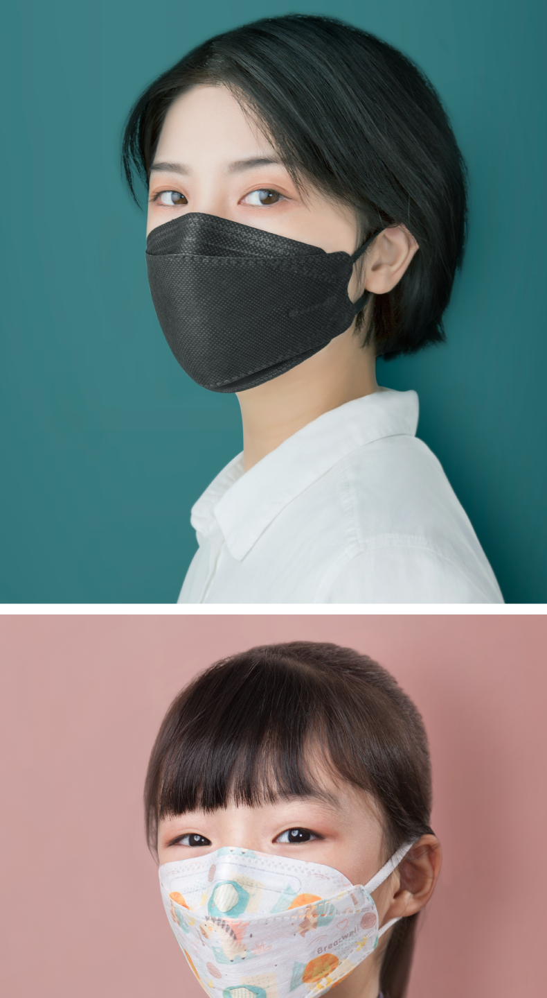 松研韓版柳葉型kn95防塵口罩圖15