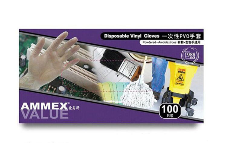 愛馬斯GPX3CV42100耐酸堿一次性pvc手套圖片