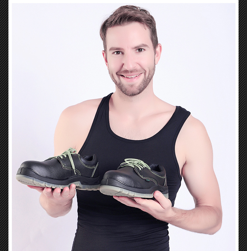 盾王9359鋼頭防砸耐磨勞保鞋圖片4