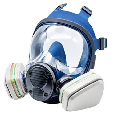 高瑪1608-A自吸過濾式雙濾盒全面罩防毒面具圖片1