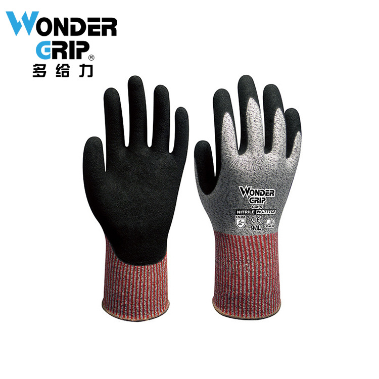 多給力WG-777CF防滑耐磨五級(jí)防割手套圖片