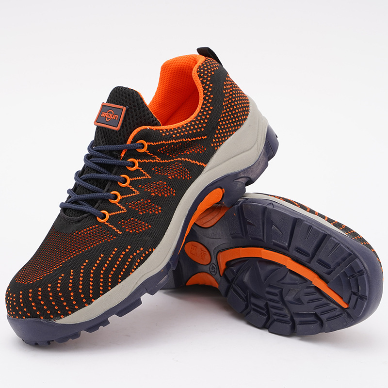 巴盾281-01透氣防砸凱夫拉防刺安全鞋圖片1