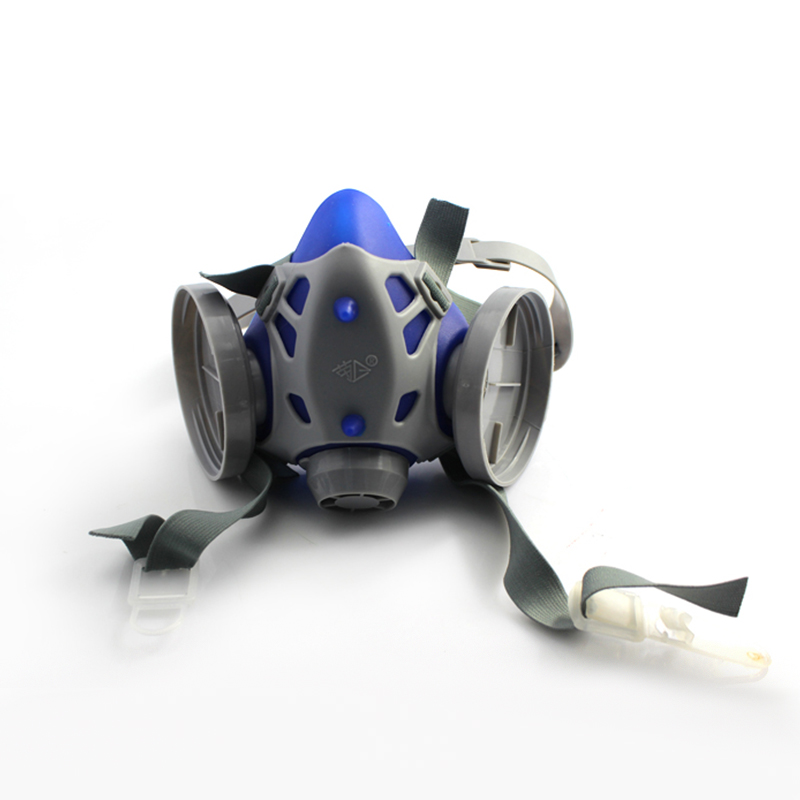 勞衛101E7雙濾盒半面罩防毒面具圖片