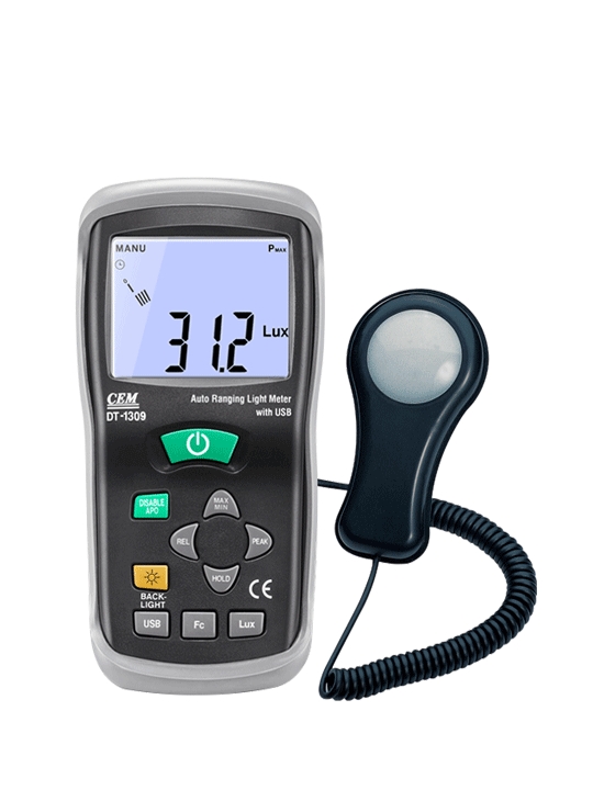 華盛昌DT-1309多功能數字式照度計圖片4