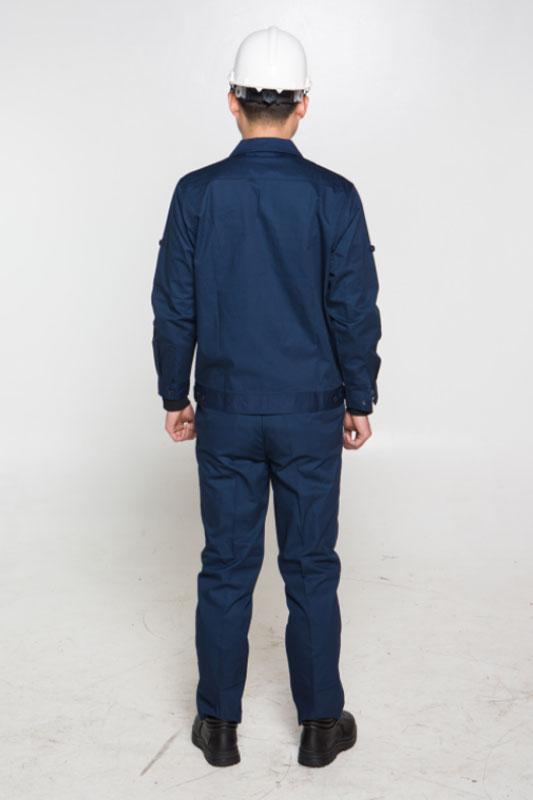 永霏夏季藏藍色防靜電套裝圖片2