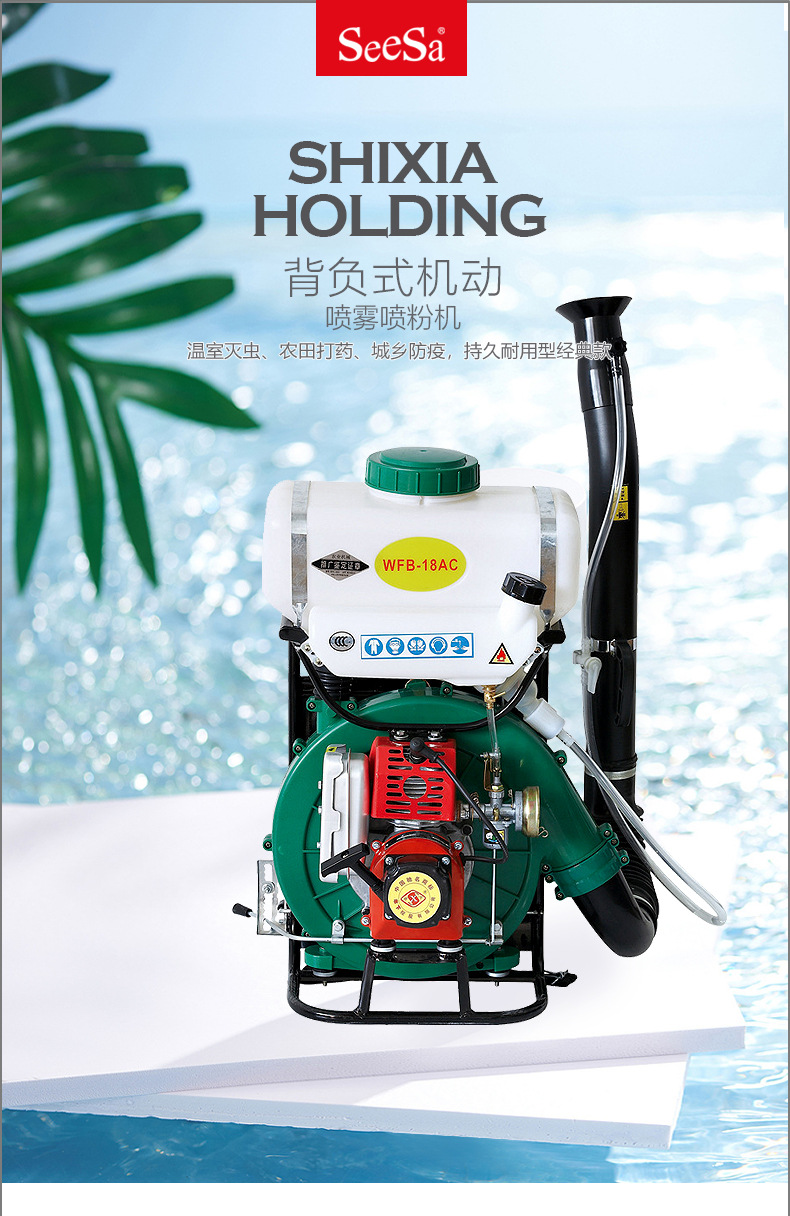 市下WFB-18AC 11L背負(fù)式動(dòng)力噴霧機(jī)圖片