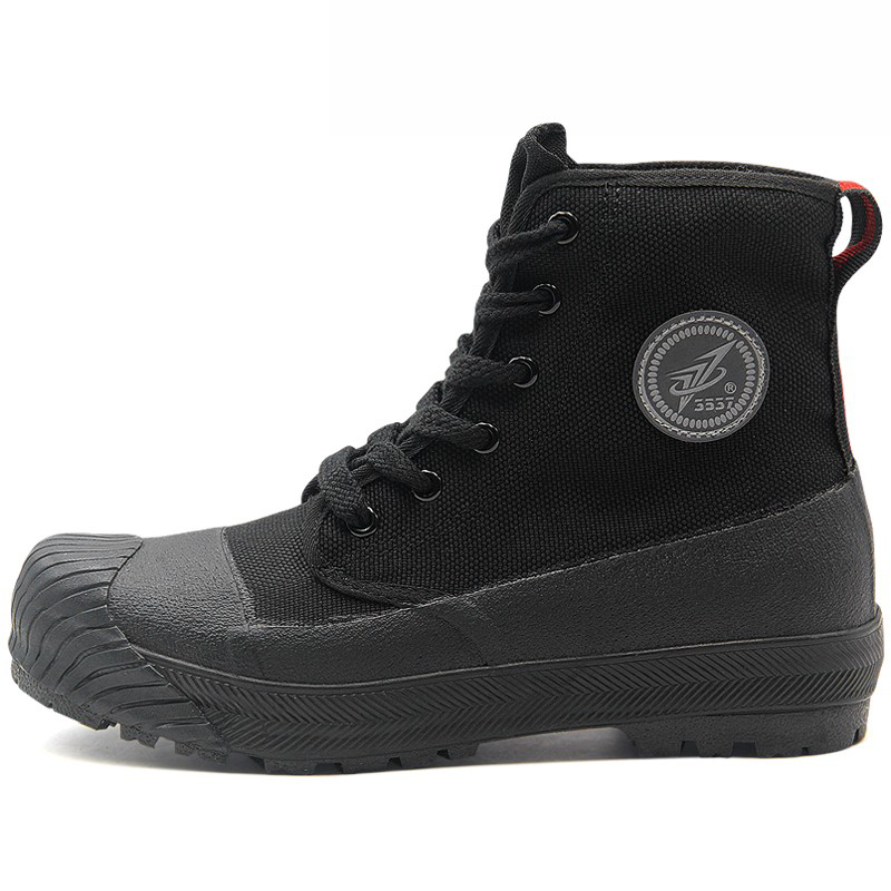 3537森林先鋒防穿刺高幫防水防泥耐磨勞保鞋