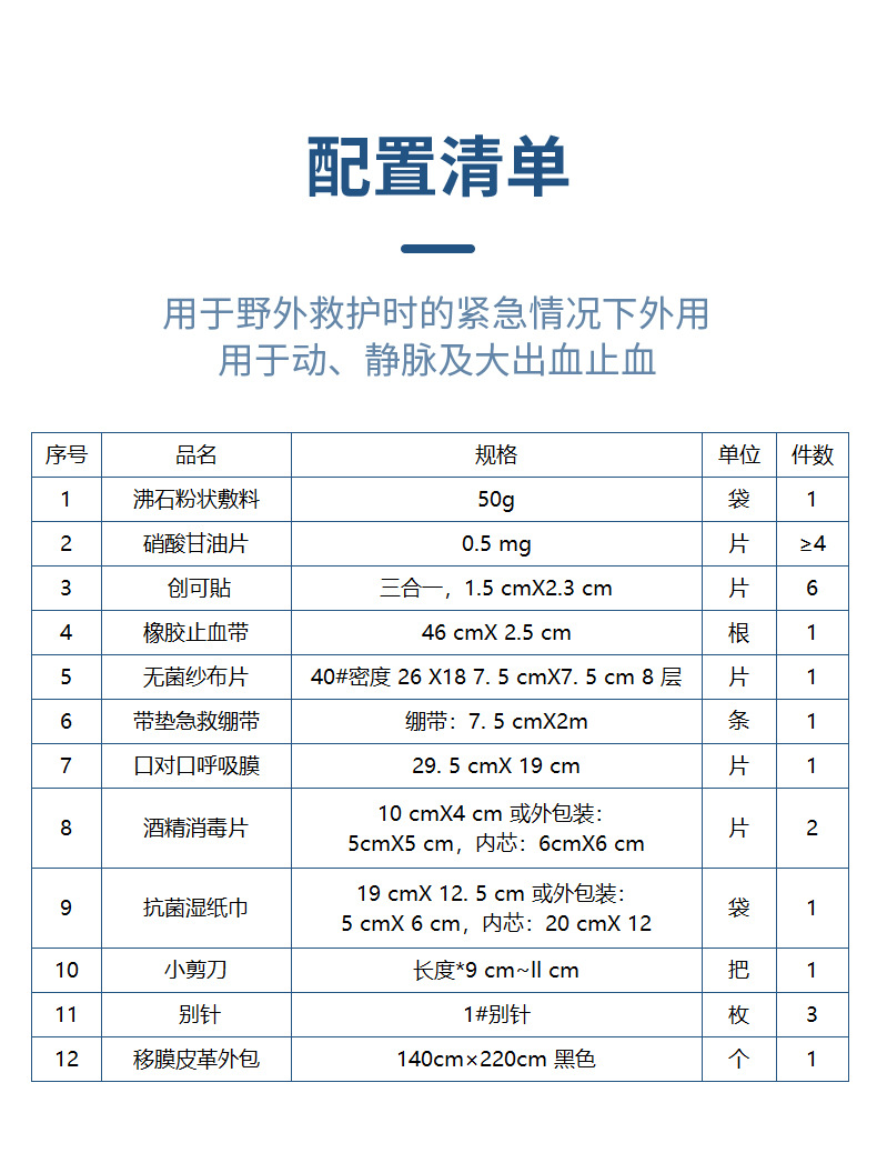 藍帆醫療防水戶外急救包圖片4