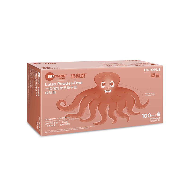施?？到?jīng)濟型一次性乳膠無粉手套圖片
