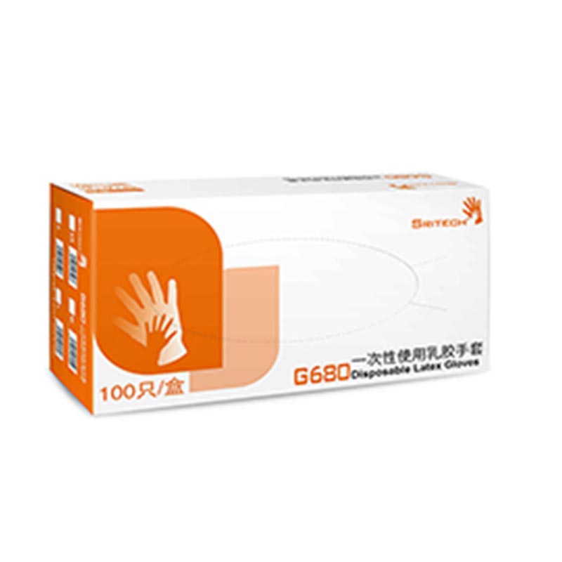施?？礢RITECH G680天然乳膠一次性手套圖片