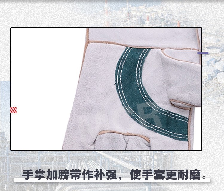 焊獸4153P原色二層電焊手套圖片8