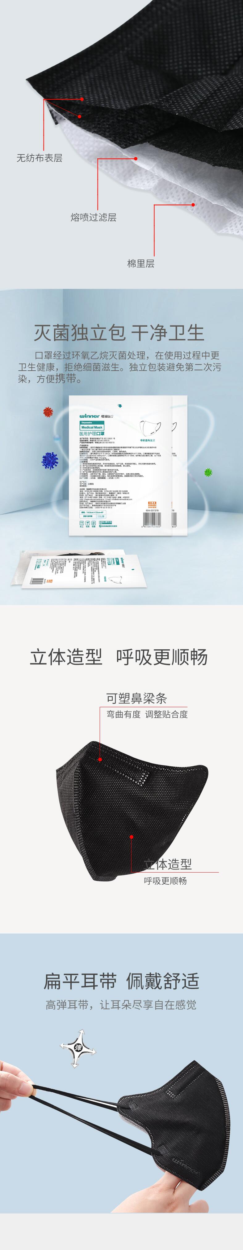 穩健604-007378一次性醫用口罩圖片3