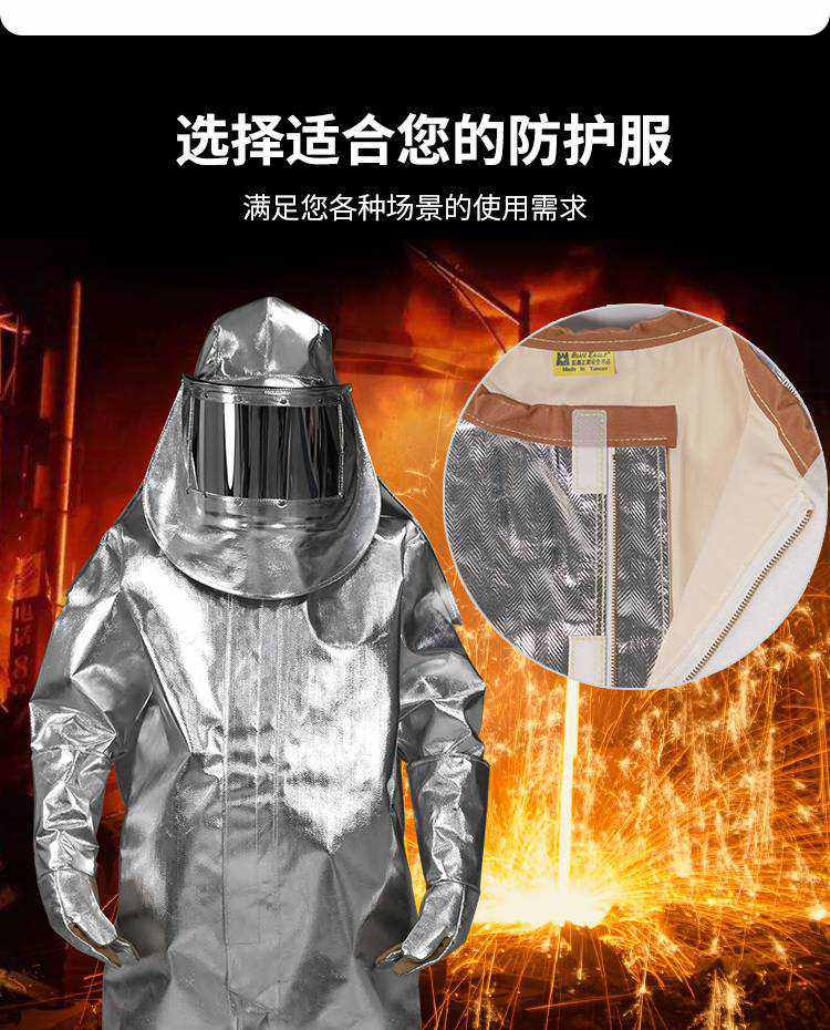 藍鷹AL29K芳綸鋁箔布大衣圖片9