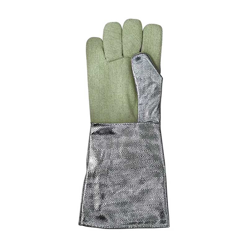 藍鷹AL165加長五指型鋁箔耐高溫手套圖片2