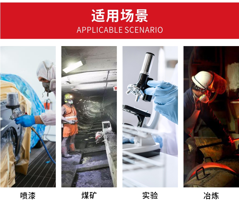 定和DH20152雙濾盒全面罩防毒面具