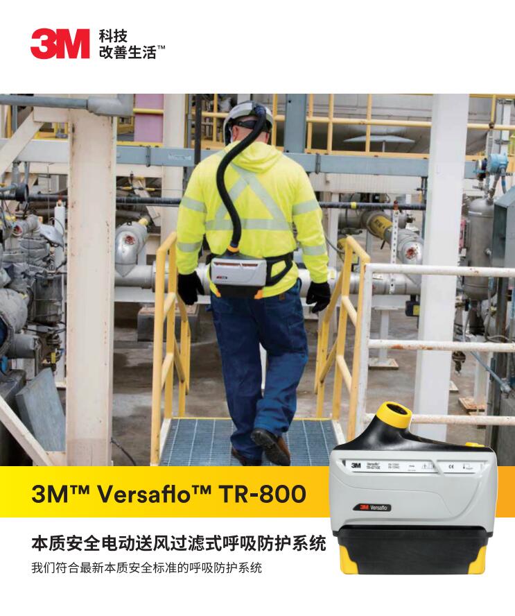3M TR-819A本質安全電動送風呼吸器套裝圖片2