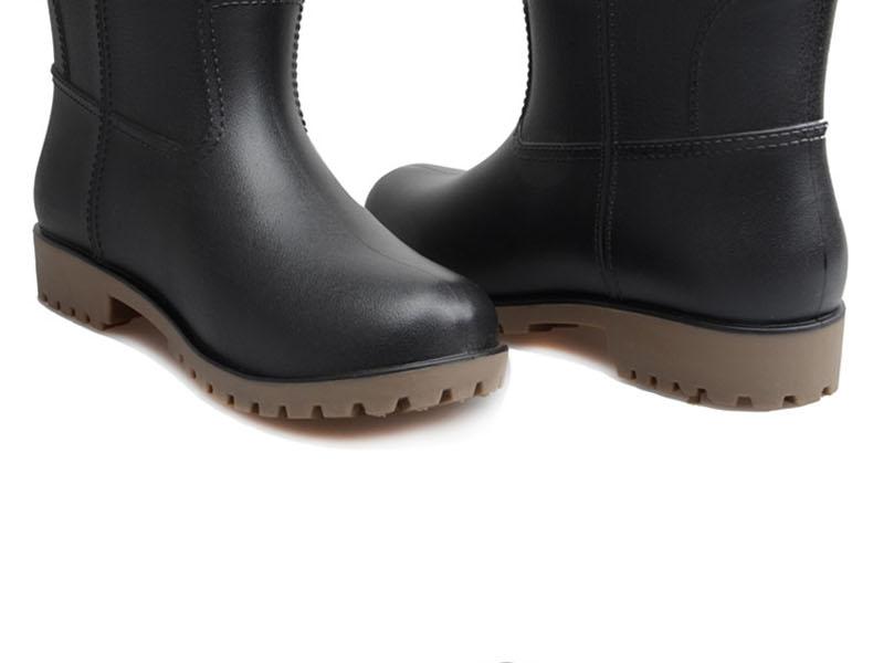 回力8128黑色PVC高筒雨靴圖片14