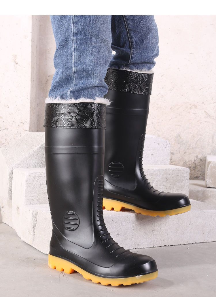 回力029黑色防砸防刺穿雨靴安全靴圖片12